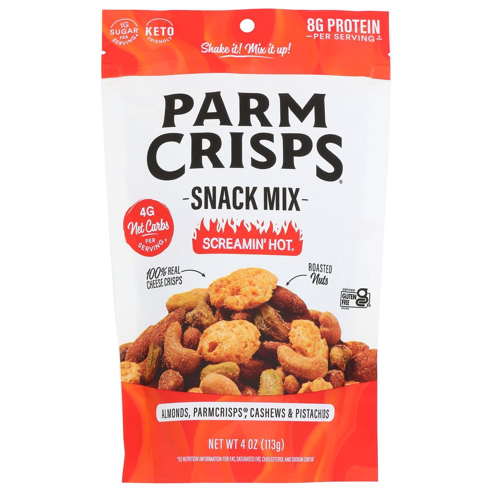 PARM CRISPS: Screamin Hot Snack Mix, 4 oz