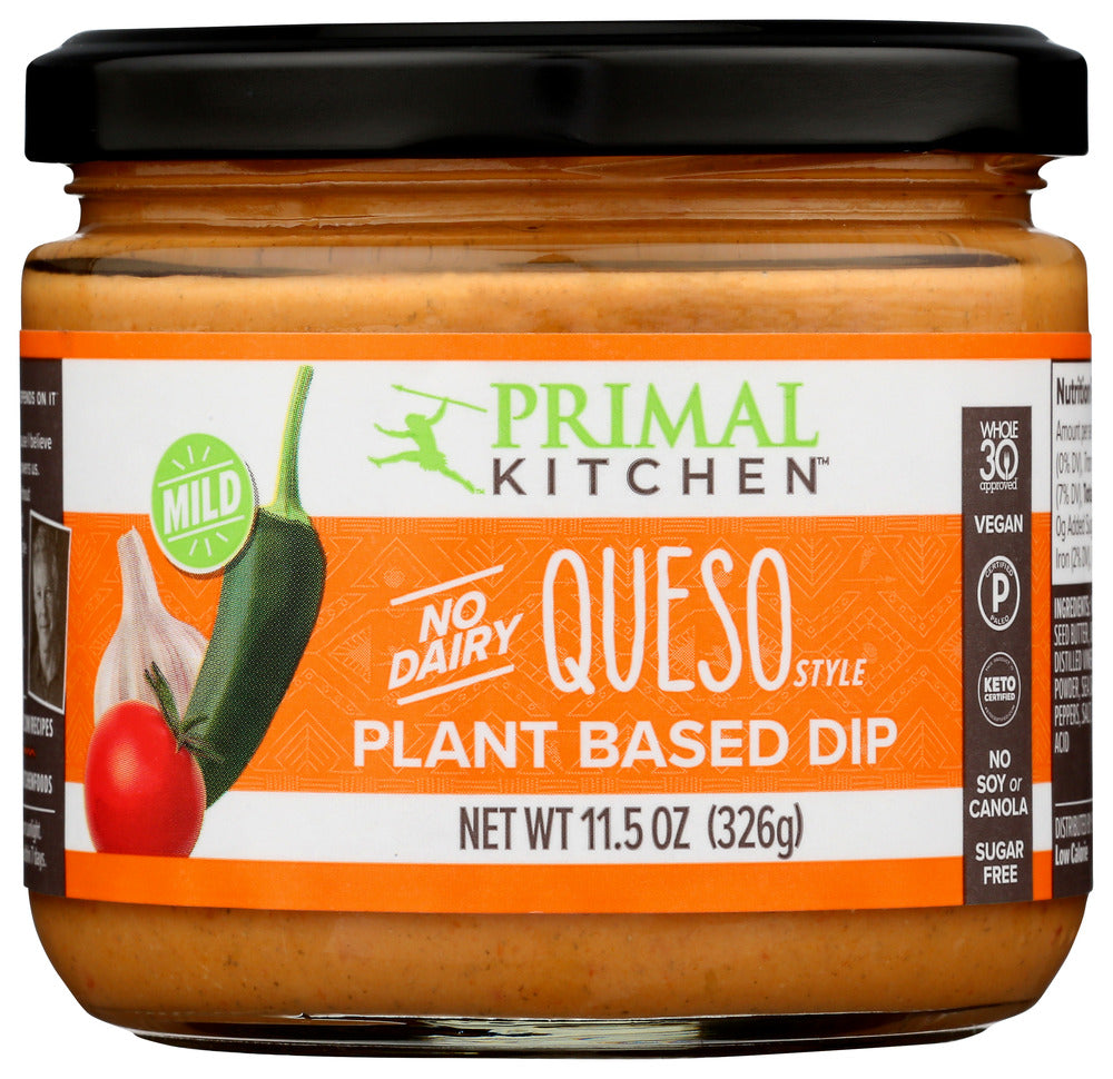 PRIMAL KITCHEN: Dip Queso Mild, 11.5 oz