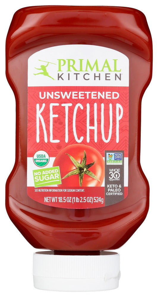 PRIMAL KITCHEN: Ketchup Unsweet Org Sqz, 18.5 oz