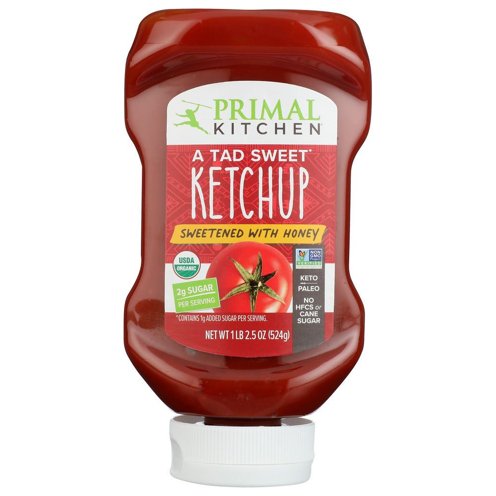 PRIMAL KITCHEN: Ketchup with Honey, 18.5 oz