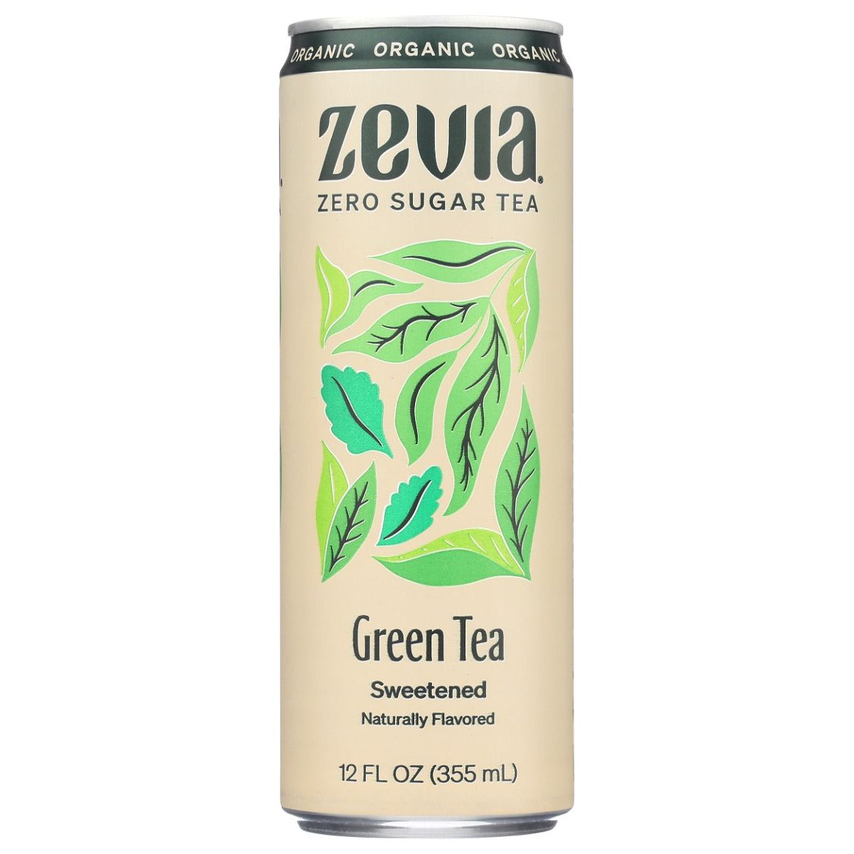ZEVIA: Organic Green Tea, 12 fo
