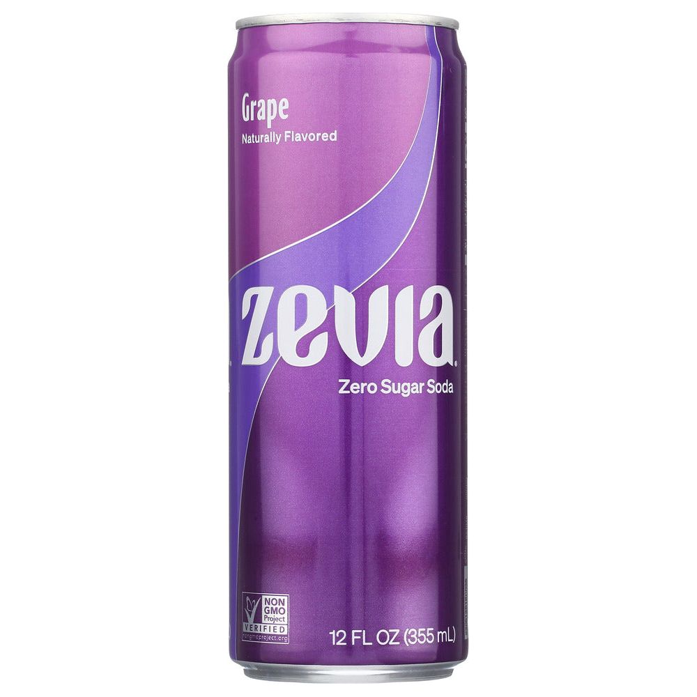 ZEVIA: Grape Soda, 12 fo