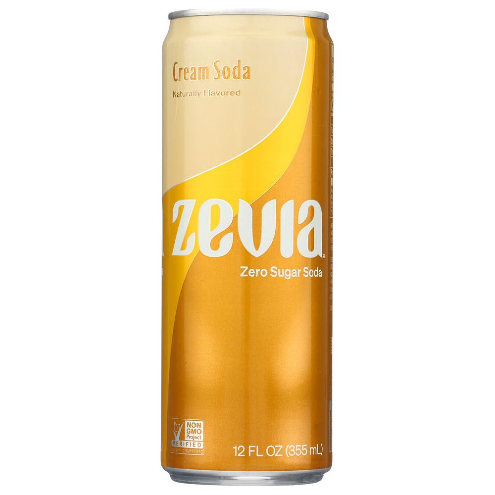 ZEVIA: Cream Soda, 12 fo