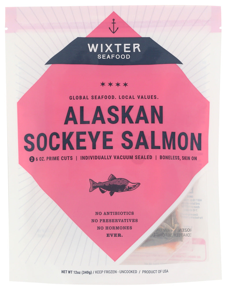 WIXTER SEAFOOD: Alaskan Sockeye Salmon, 12 oz