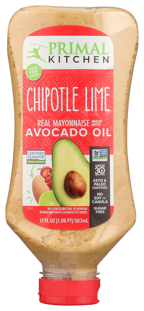 PRIMAL KITCHEN: Mayo Chptl Lime Avo Oil, 17 oz