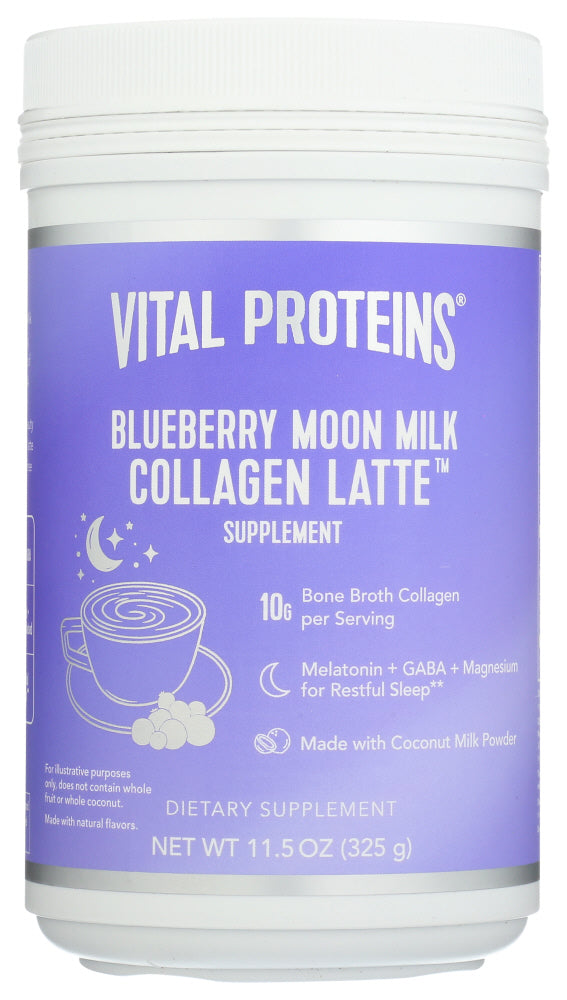 VITAL PROTEINS: Blueberry Moon Collagen Latte, 11.5 oz
