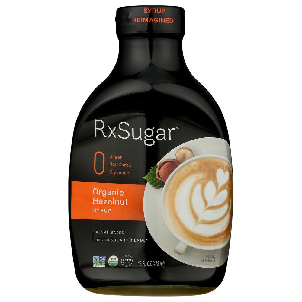 RXSUGAR: Organic Hazelnut Syrup, 16 fo