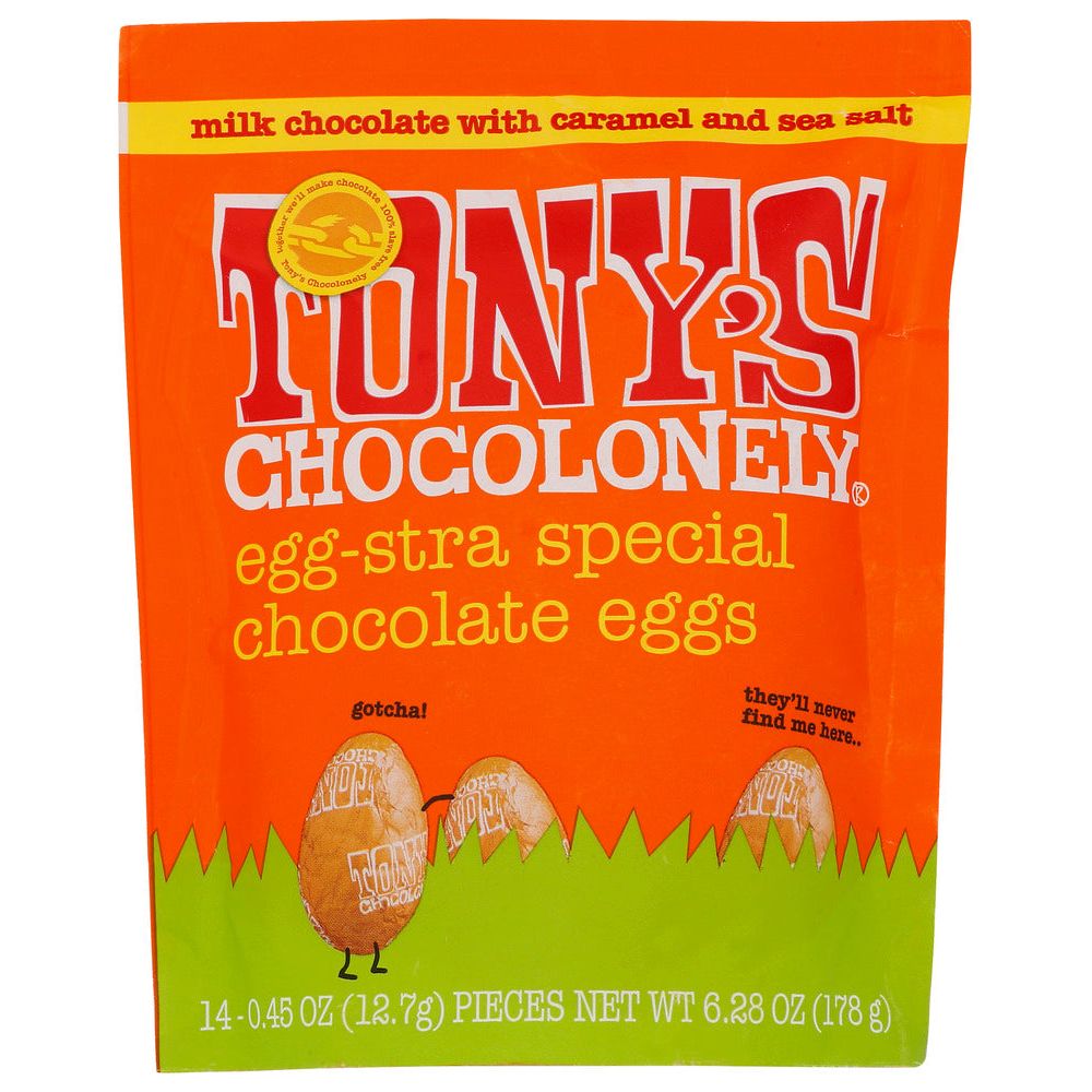 TONYS CHOCOLONELY: Choc Estr Egg Mlk Crml Ss, 6.28 oz