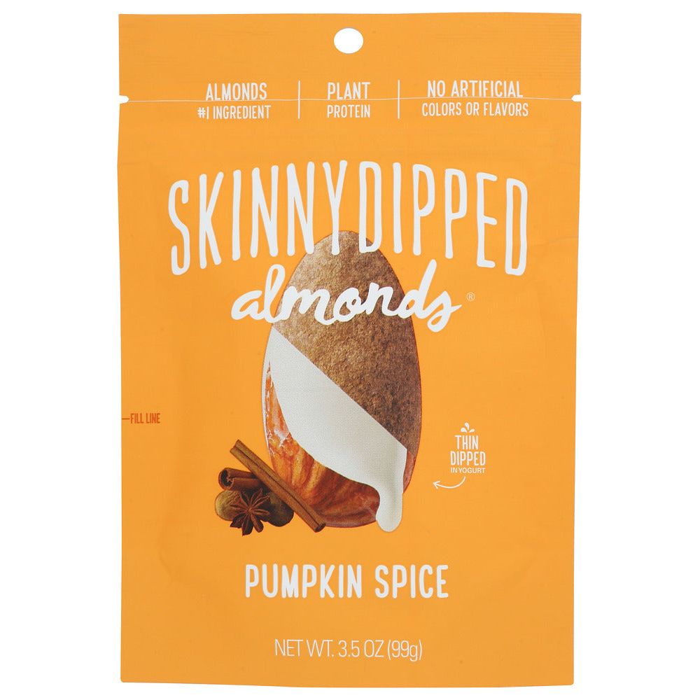 SKINNYDIPPED: Almonds Pumpkin Spice, 3.5 oz