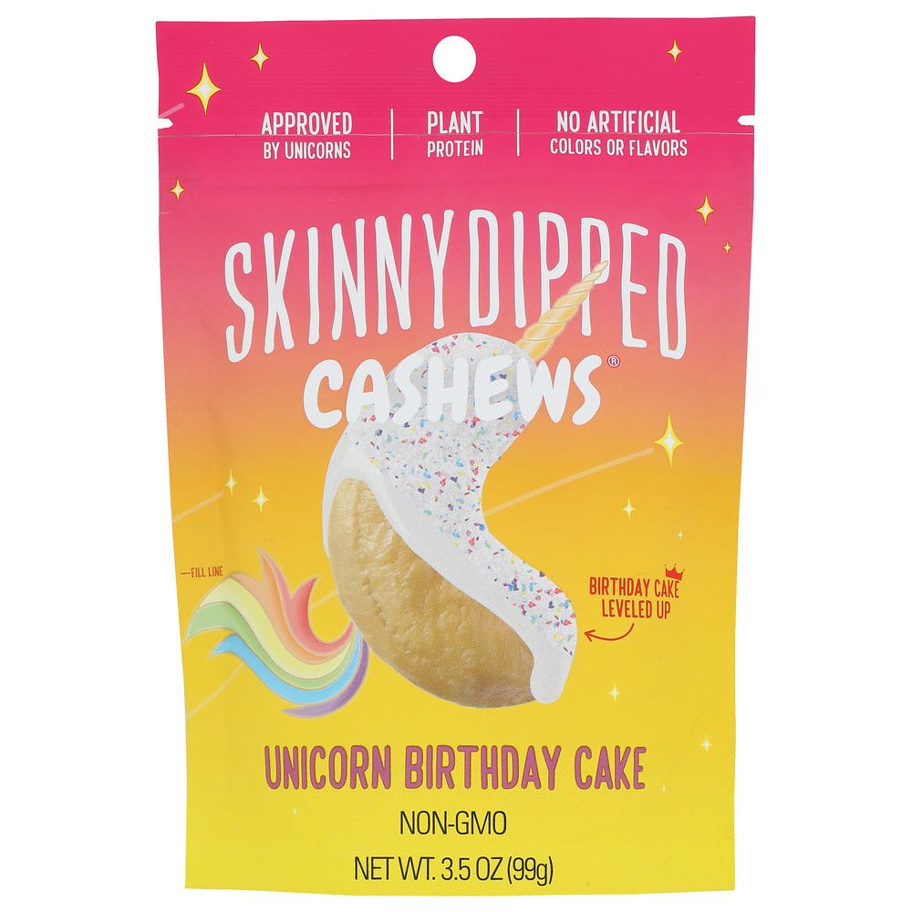 SKINNYDIPPED: Unicorn Birthday Cake Cashews, 3.5 oz