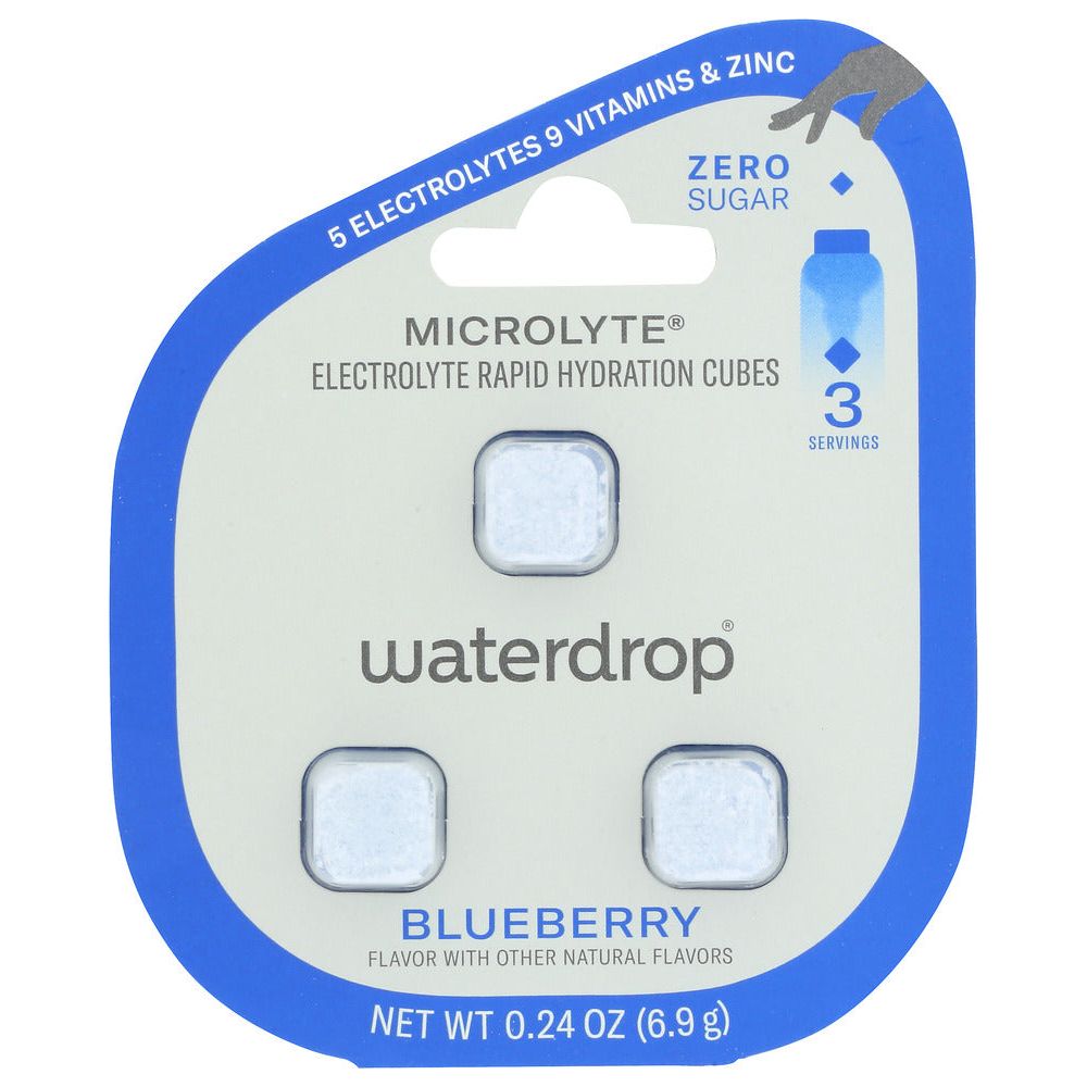 WATERDROP: Microlyte Blueberry 3pk, 0.24 oz