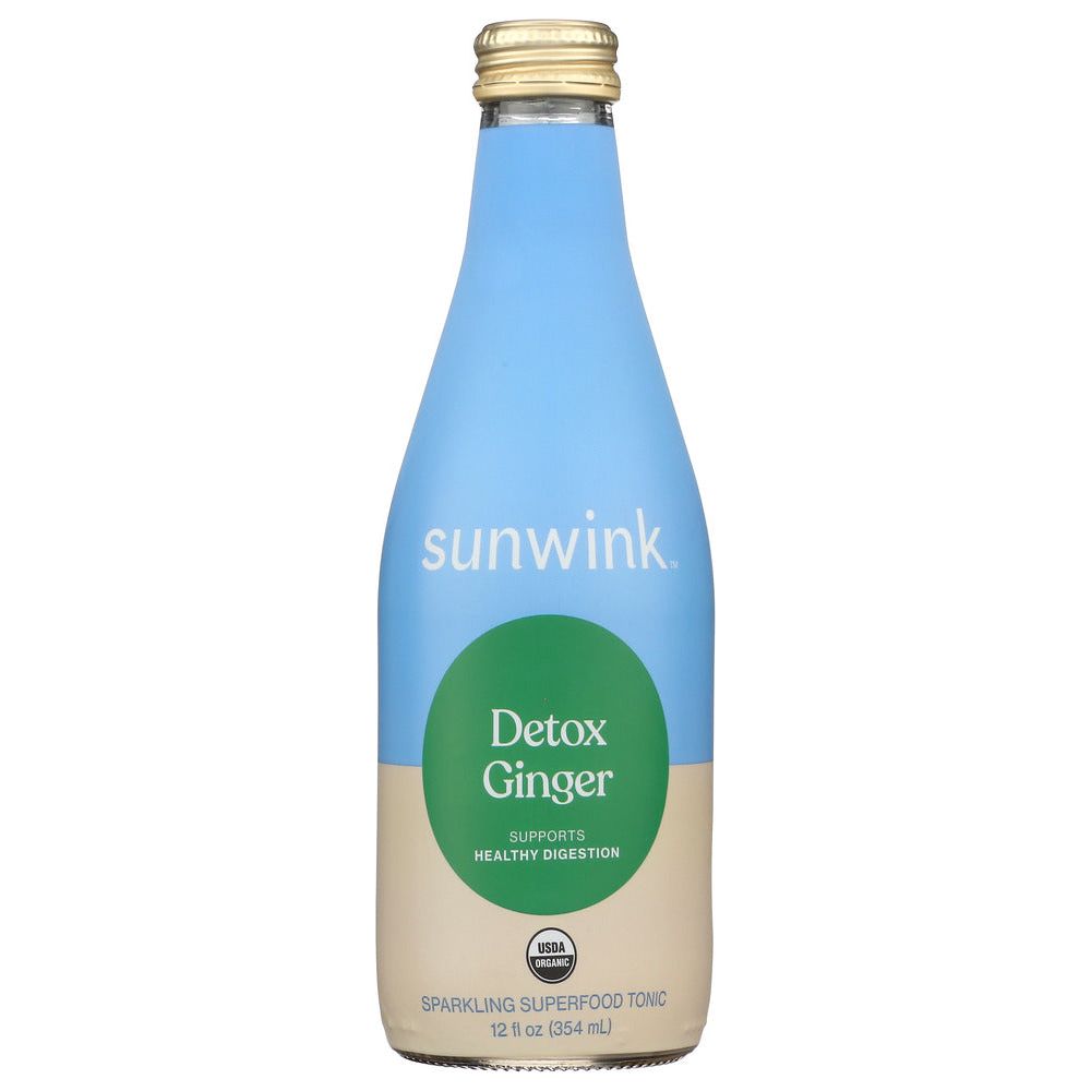 SUNWINK: Detox Ginger Tonic, 12 fo