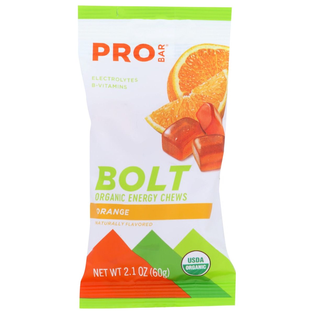 PROBAR: Bolt Organic Orange Energy Chews, 2.1 oz
