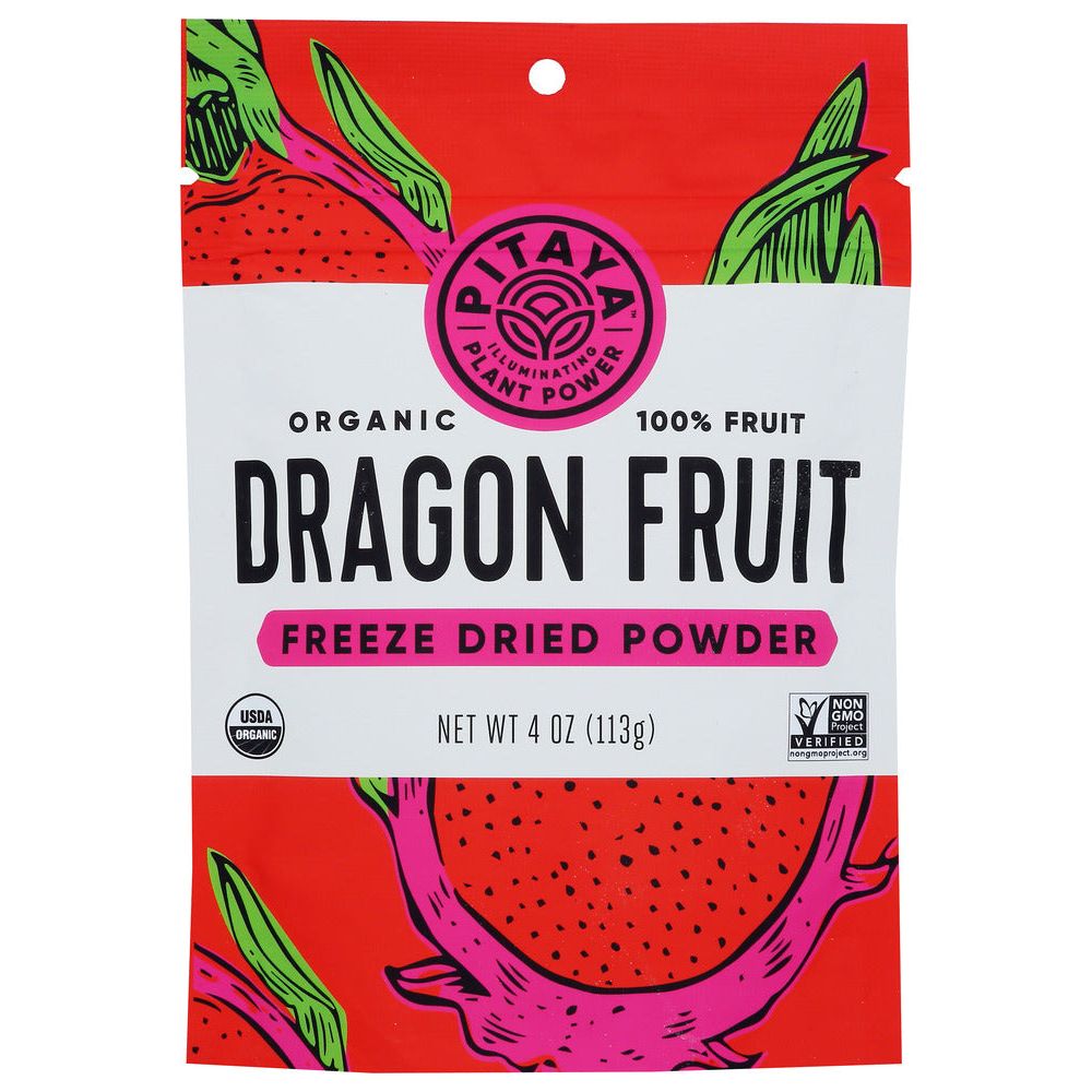 PITAYA PLUS: Dragon Fruit Powder Freeze Dried, 4 oz