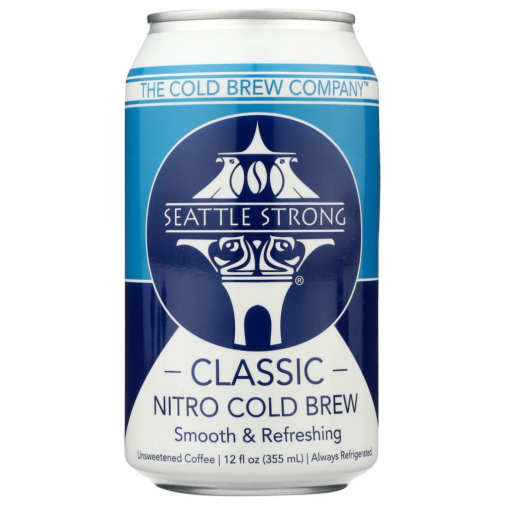 SEATTLE STRONG: Classic Nitro Cold Brew Coffee, 12 fo