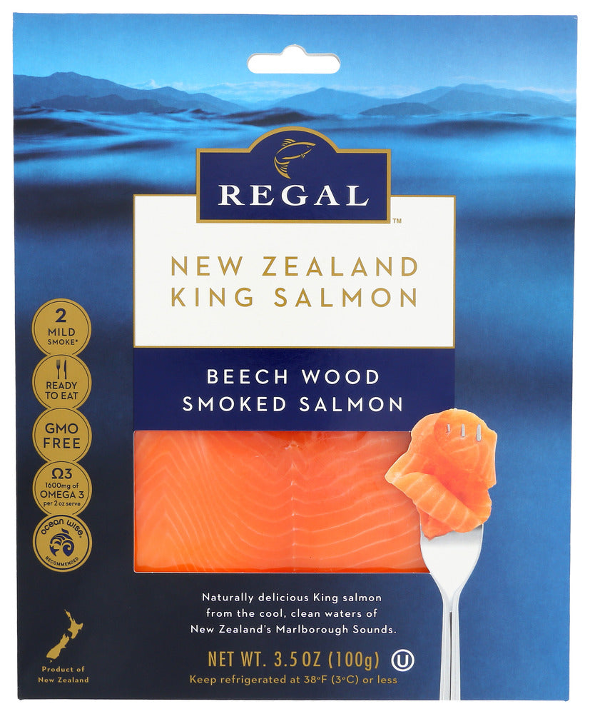 REGAL KING SALMON: Salmon Smk Beech Wood, 3.5 oz