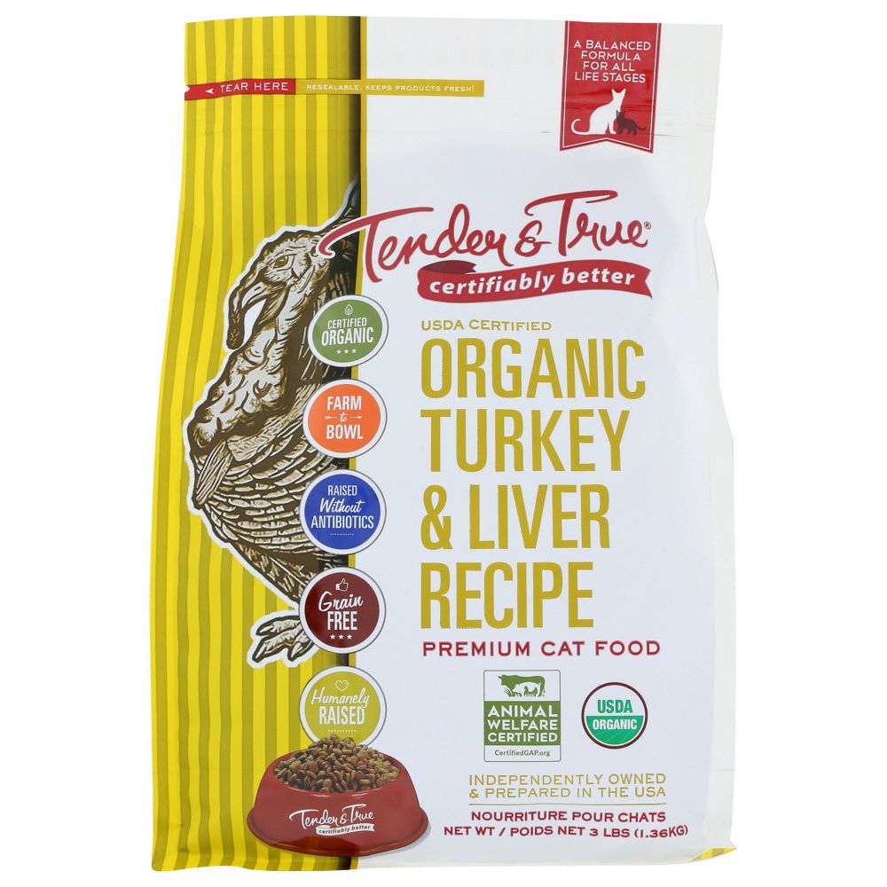 TENDER AND TRUE: Cat Fd Turkey & Liver, 3 lb