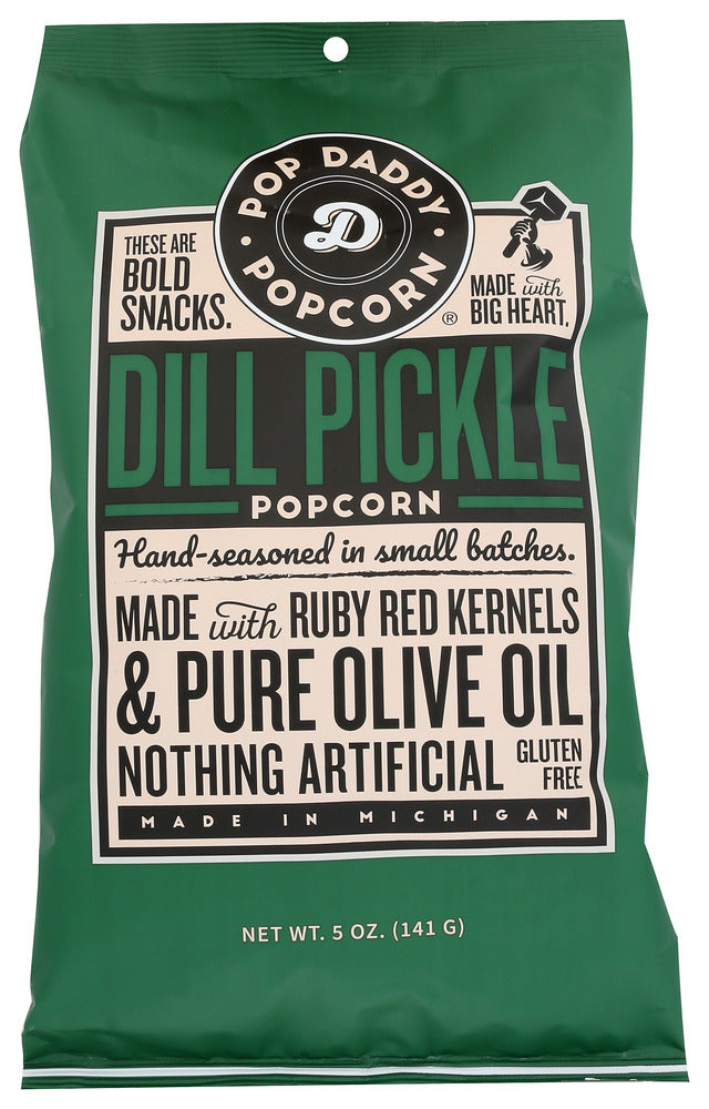 POP DADDY POPCORN: Dill Pickle Popcorn, 5 oz