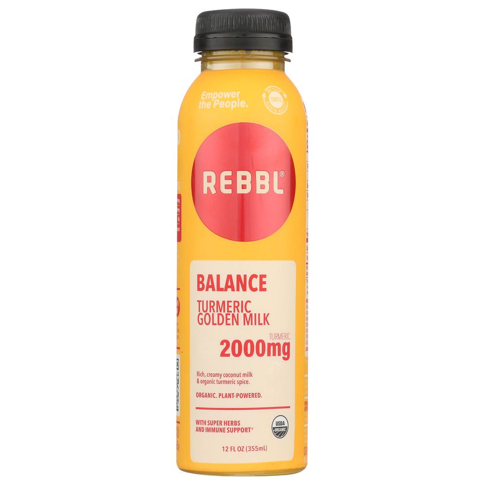 REBBL INC: Elixir Turmeric Golden Milk Organic, 12 fl oz