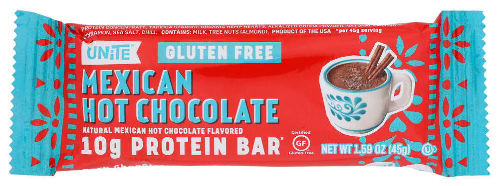 UNITE: Mexican Hot Choco Protein Bar, 1.59 oz