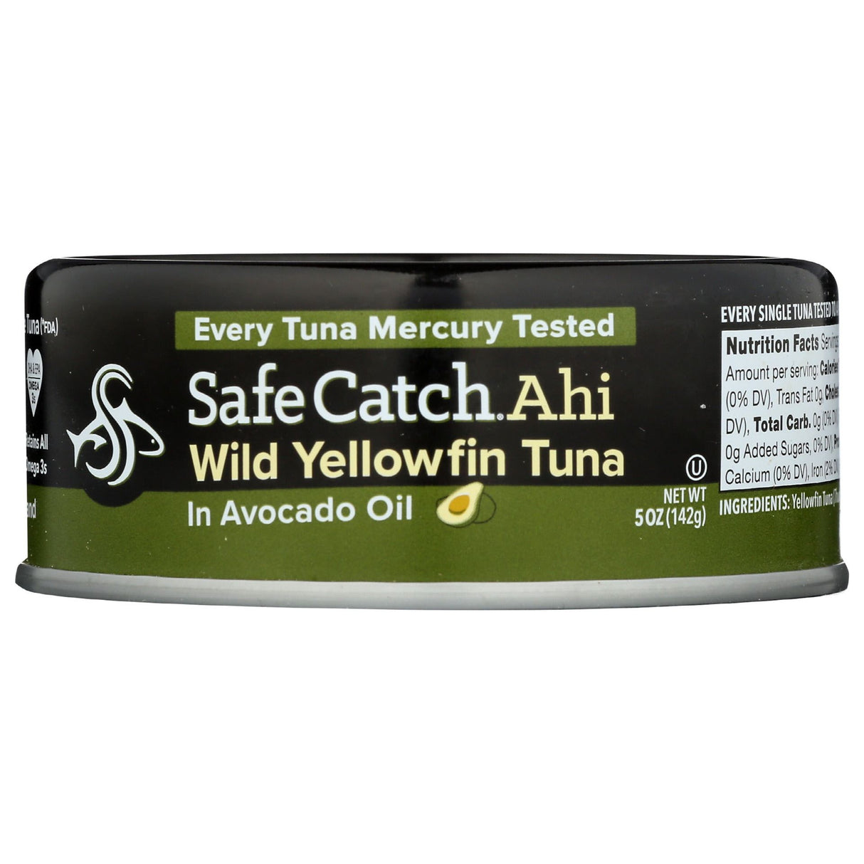 SAFECATCH: Wild Yellowfin Tuna in Avocado Oil, 5 oz