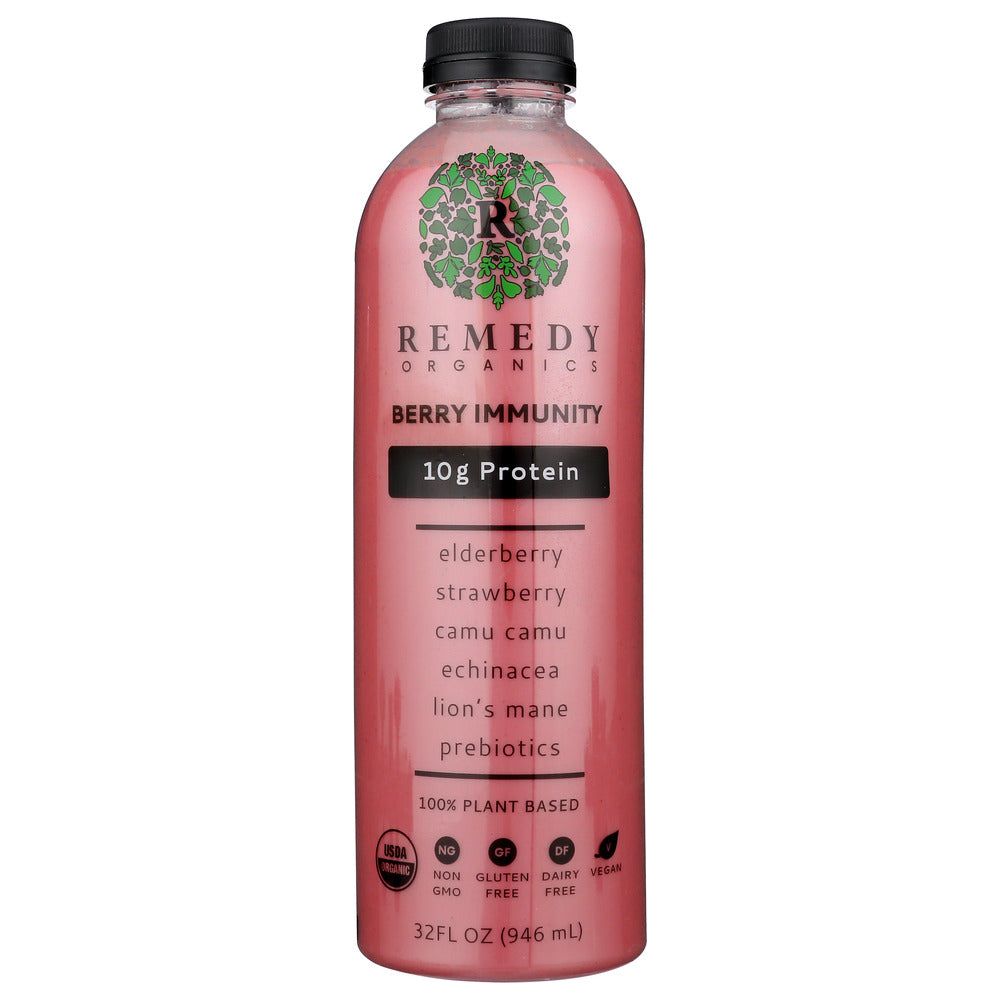REMEDY ORGANICS: Beverage Berry Immunity, 32 fo