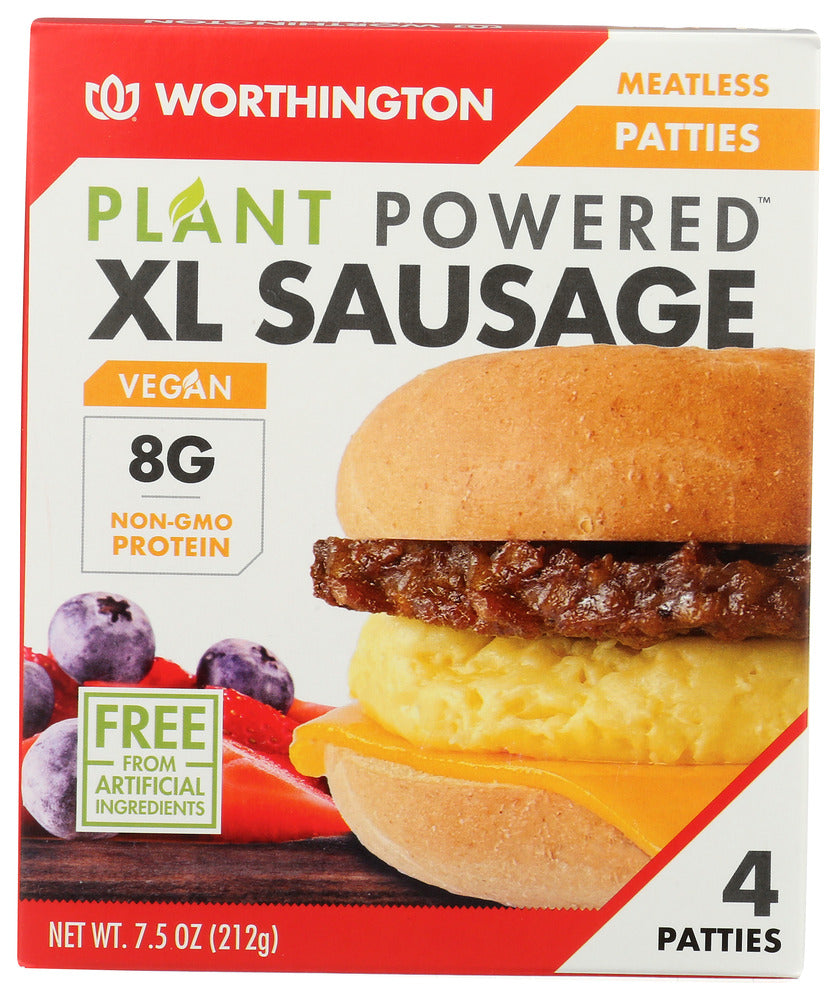WORTHINGTON: Sausage Patties Xl, 7.5 oz