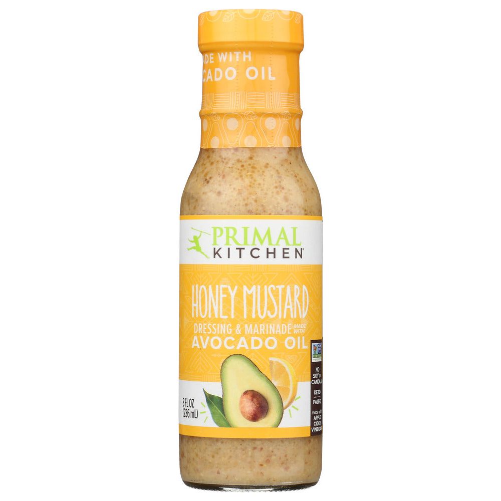 PRIMAL KITCHEN: Drssng Hny Mstrd Vingrt, 8 oz