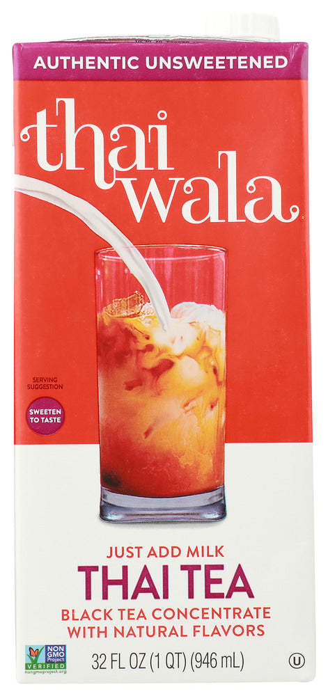 THAIWALA: Tea Concentrate Unsweet, 32 fo