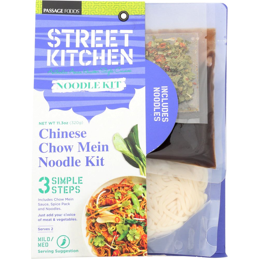 STREET KITCHEN: Chinese Chow Mein Noodle Kit, 11 oz