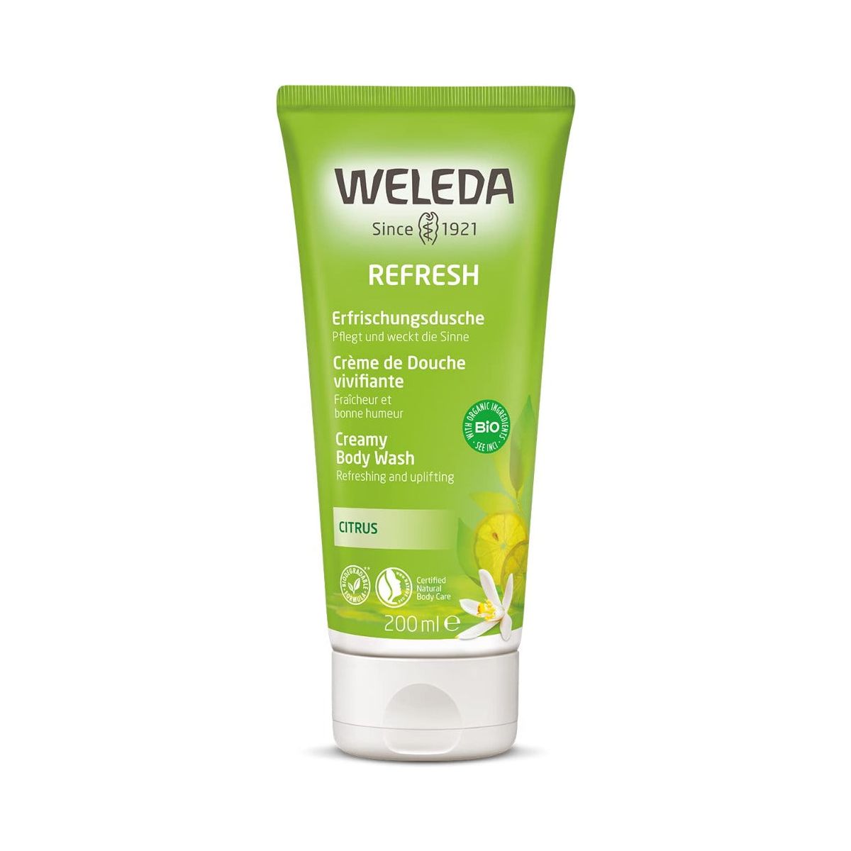 WELEDA: Refreshing Body Wash Citrus, 6.8 fo