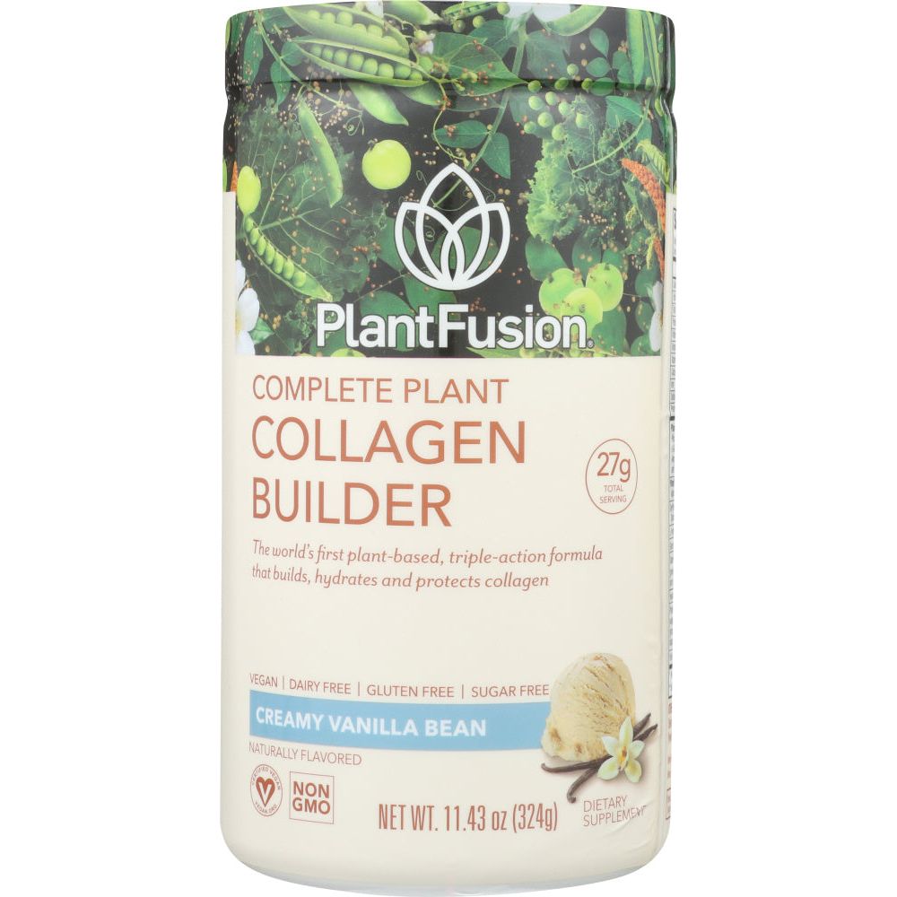 PLANTFUSION: Collagen Vanilla Builder, 11.42 oz