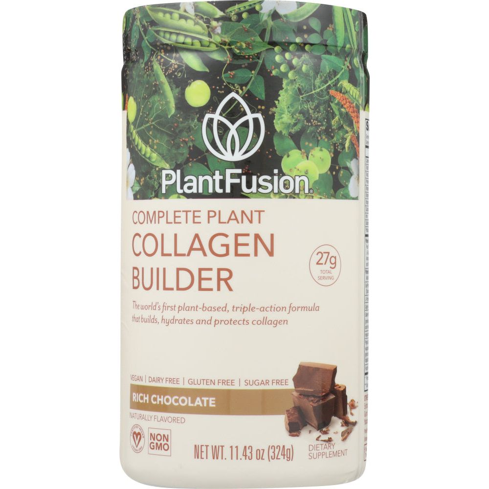 PLANTFUSION: Collagen Chocolate Buildr, 11.42 oz