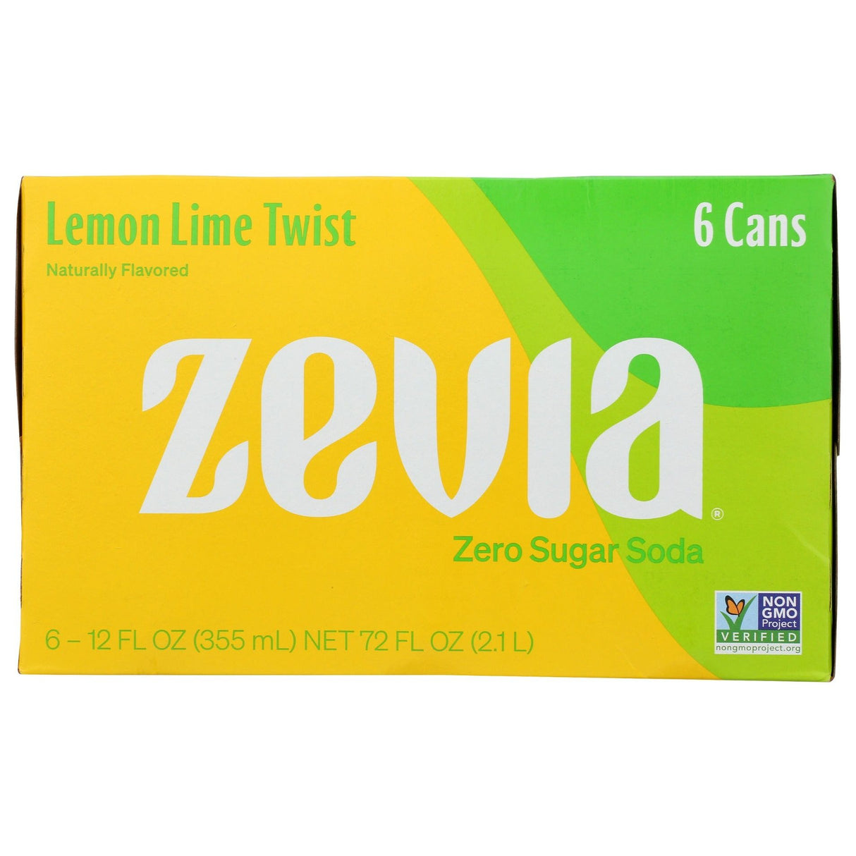 ZEVIA: Zero Calorie Soda Lemon Lime Twist 6-12 fl oz, 72 fl oz