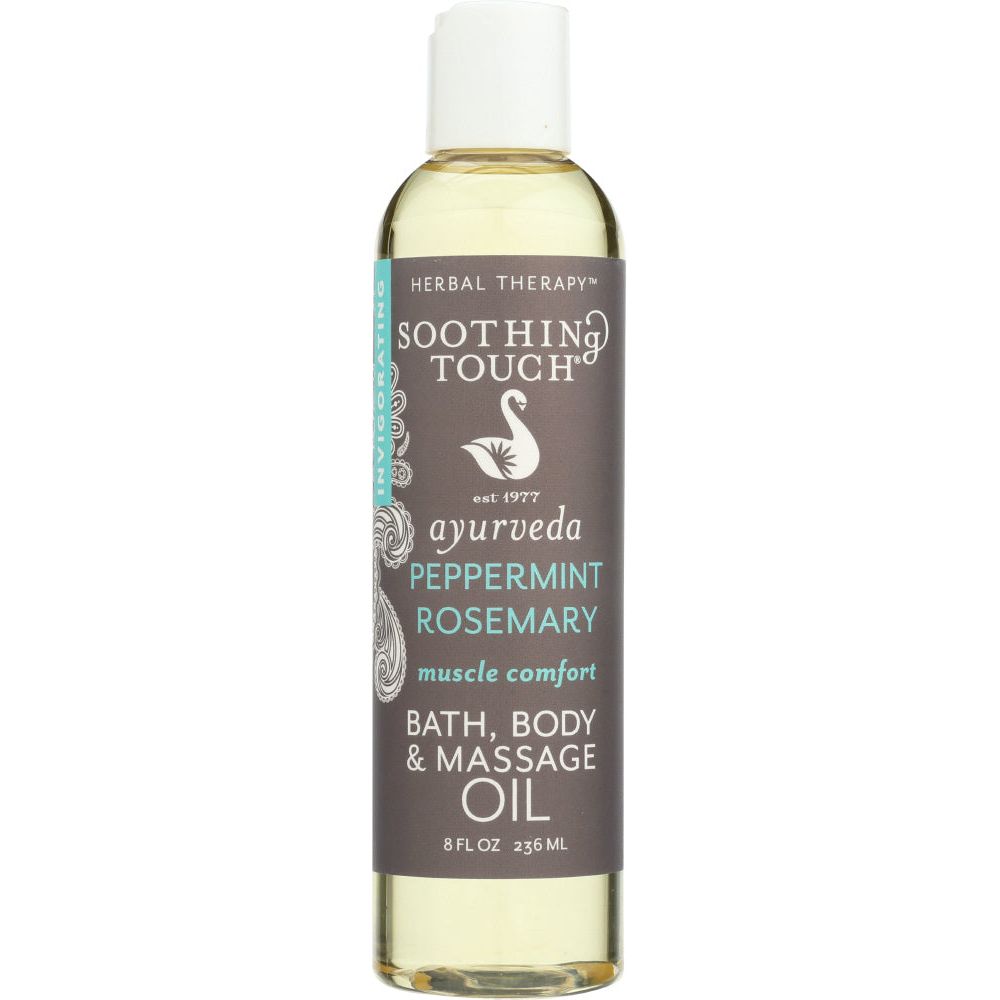 SOOTHING TOUCH: Body Oil Pepprmnt Rosemry, 8 fo