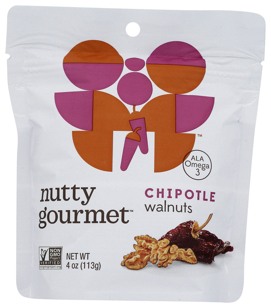 THE NUTTY GOURMET: Chipotle Walnuts, 4 oz