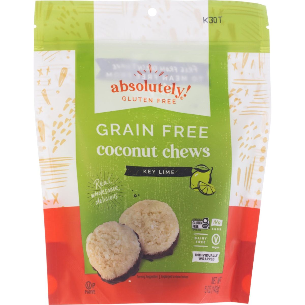 ABSOLUTELY GLUTEN FREE: Key Lime Coconut Chews, 5 oz - #tag1# - #tag2#