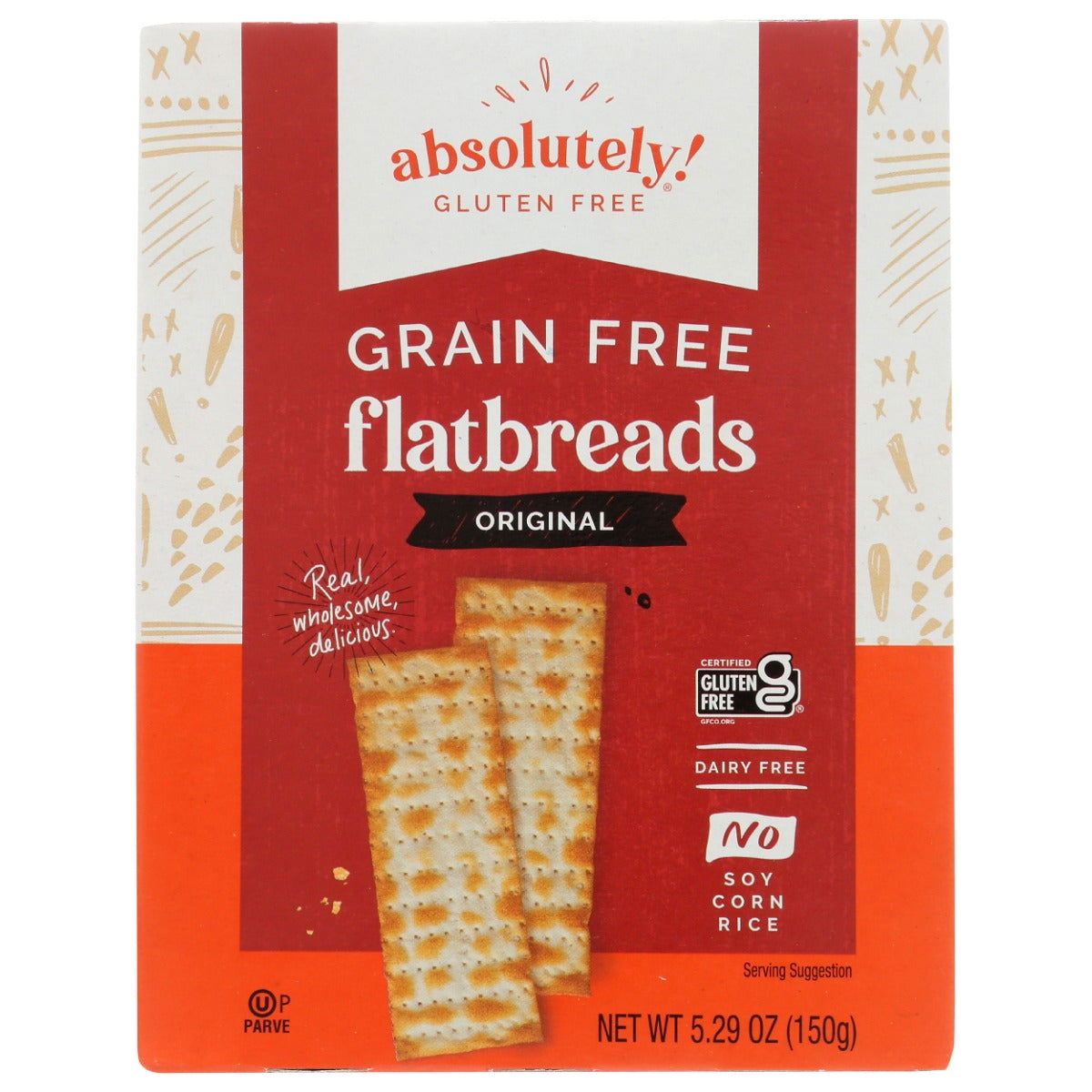 ABSOLUTELY GLUTEN FREE: Original Flatbreads, 5.29 oz - Sunshine Co Op. - #tag1#