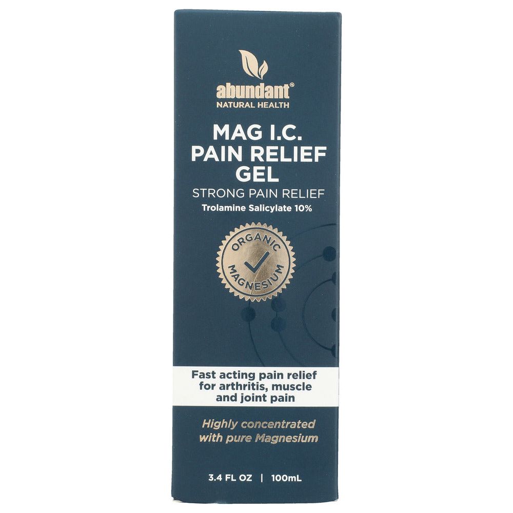ABUNDANT NATURAL HEALTH: MAG IC Gel Strong Pain Relief, 3.4 fo - #tag1# - #tag2#