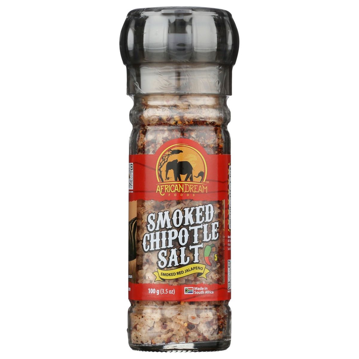 AFRICAN DREAM FOODS: Smoked Chipotle Salt, 3.5 oz - #tag1# - #tag2#
