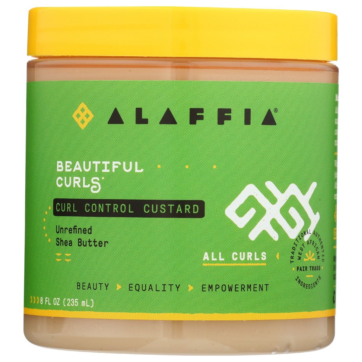 ALAFFIA: Custard Curl Control Balm, 8 fo - #tag1# - #tag2#