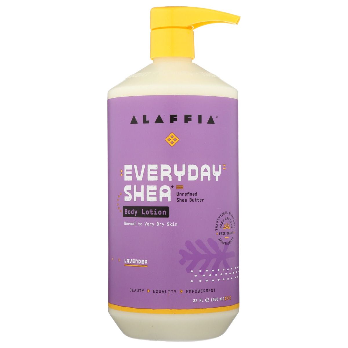 ALAFFIA: EveryDay Shea Body Lotion Lavender, 32 fo - #tag1# - #tag2#