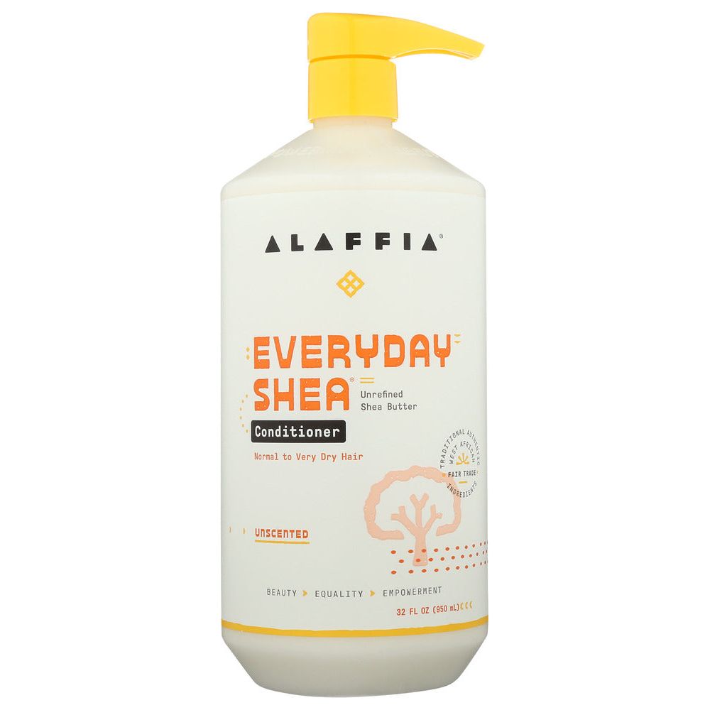 ALAFFIA: Everyday Shea Conditioner Unscented, 32 fo - #tag1# - #tag2#