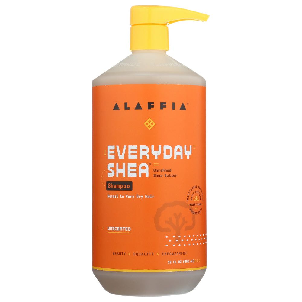 ALAFFIA: Everyday Shea Shampoo Unscented, 32 fo - #tag1# - #tag2#