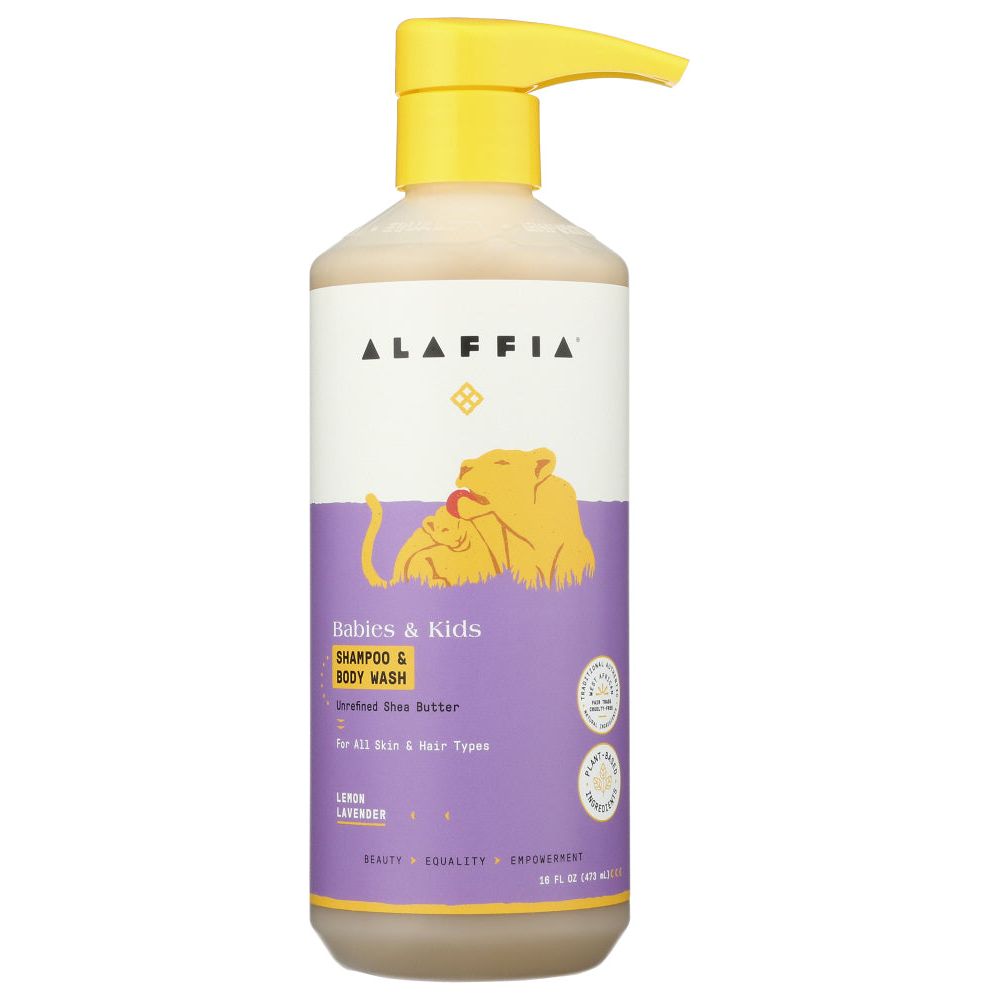 ALAFFIA: Kids Shampoo Body Wash Lemon Lavender, 16 fo - #tag1# - #tag2#