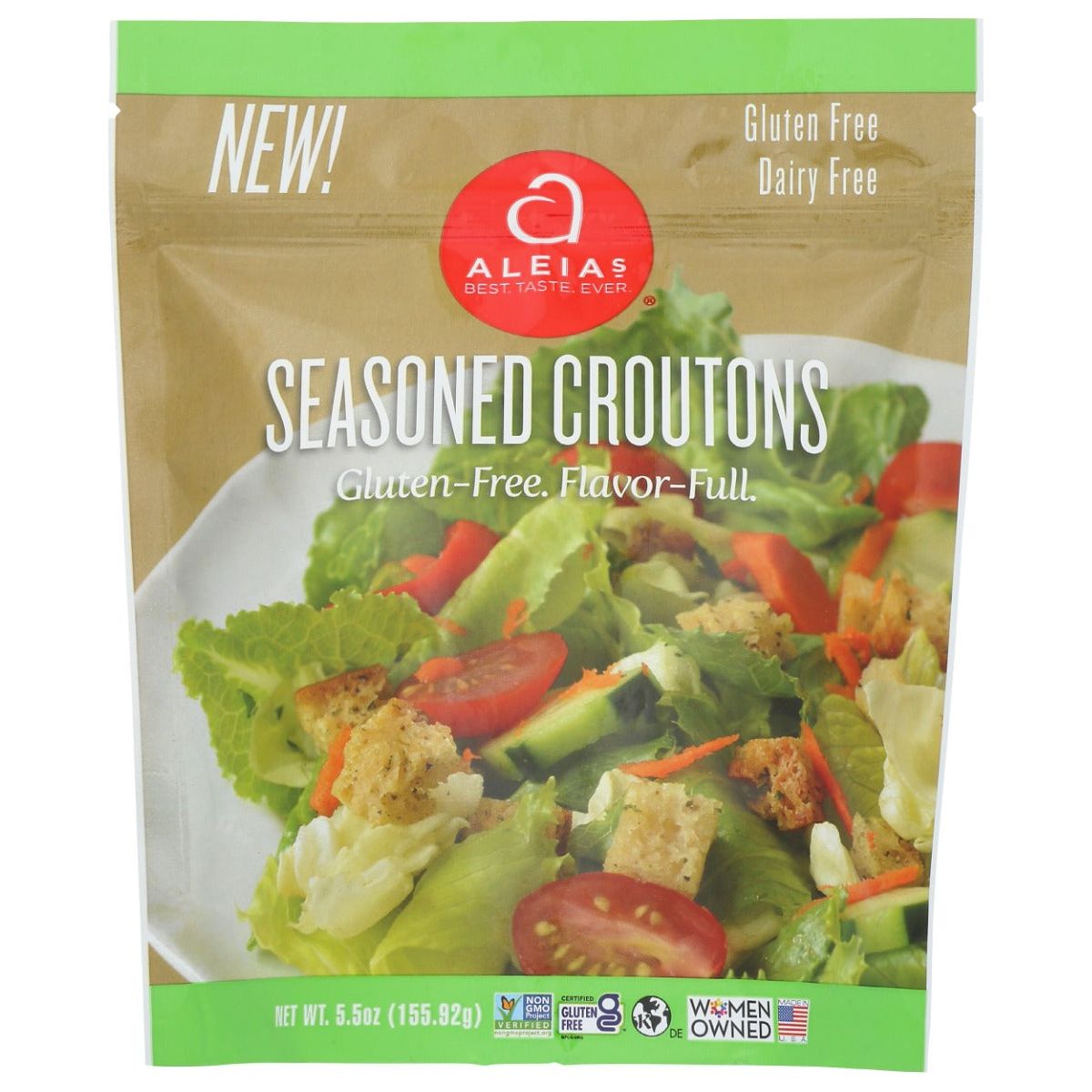 ALEIAS: Croutons Seasoned, 5.5 OZ - #tag1# - #tag2#