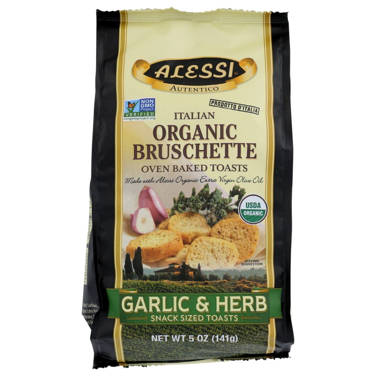 ALESSI: Garlic and Herb Bruschette, 5 oz - #tag1# - #tag2#