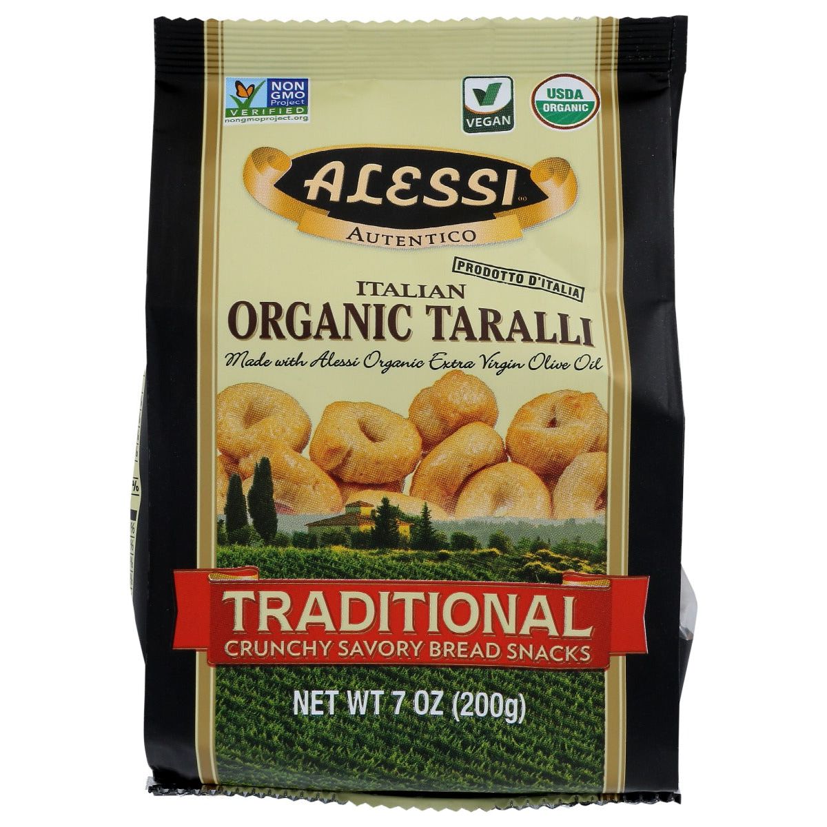 ALESSI: Italian Organic Taralli Traditional, 7 oz - #tag1# - #tag2#