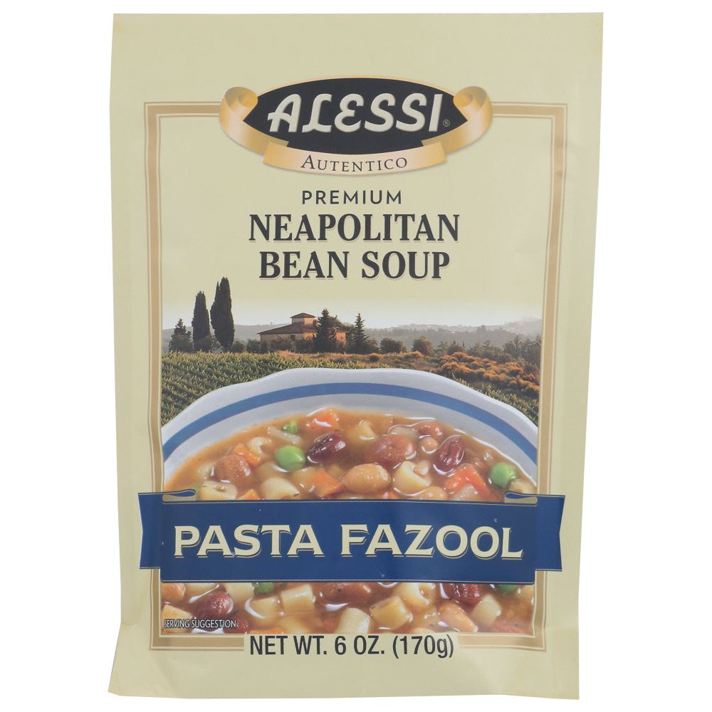 ALESSI: Pasta Fazool Neapolitan Bean Soup, 6 oz - #tag1# - #tag2#