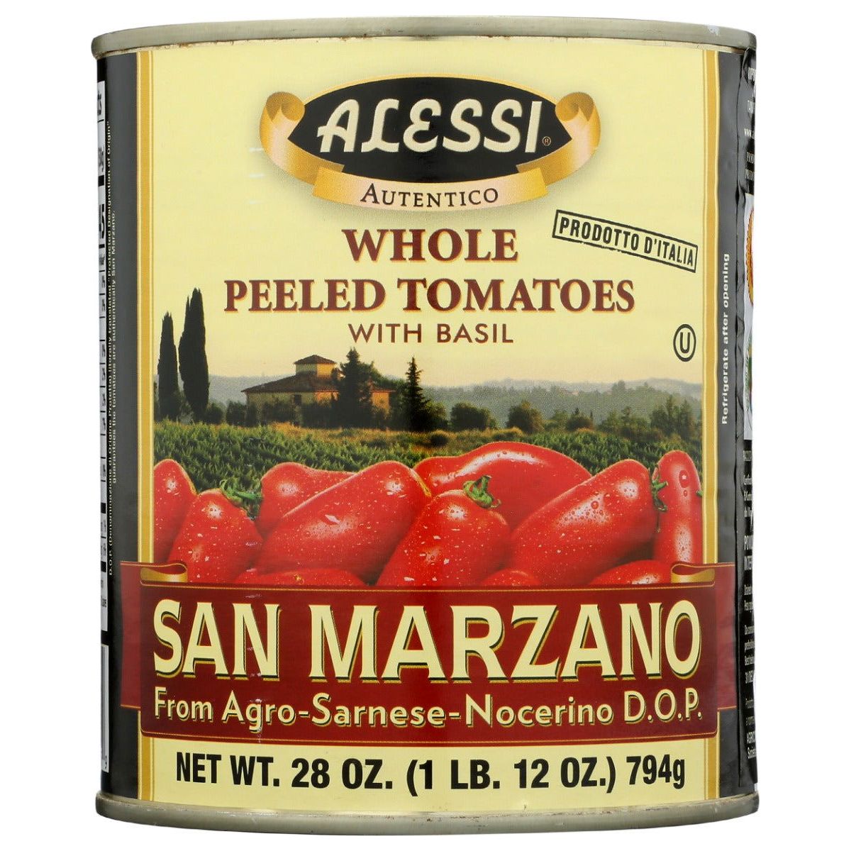 ALESSI: San Marzano Peeled Tomatoes, 28 oz - Sunshine Co Op. - #tag1#